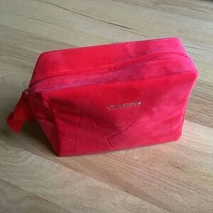 New Clarins Red Cosmetic Bag